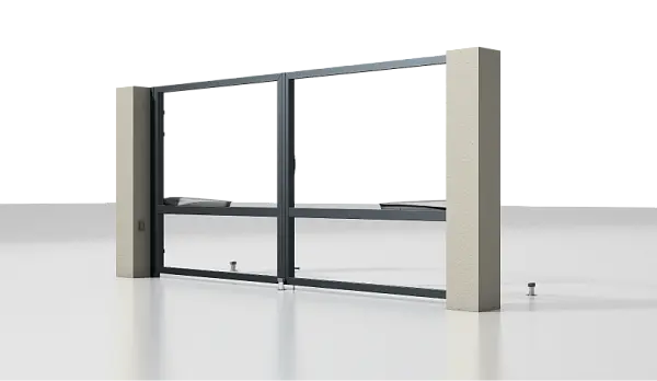 Скидка 15% на алюминиевые ворота без заполнения